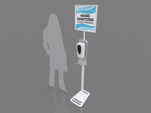 MOD-9002 Hand Sanitizer Stand with Graphic Option -- Image 3